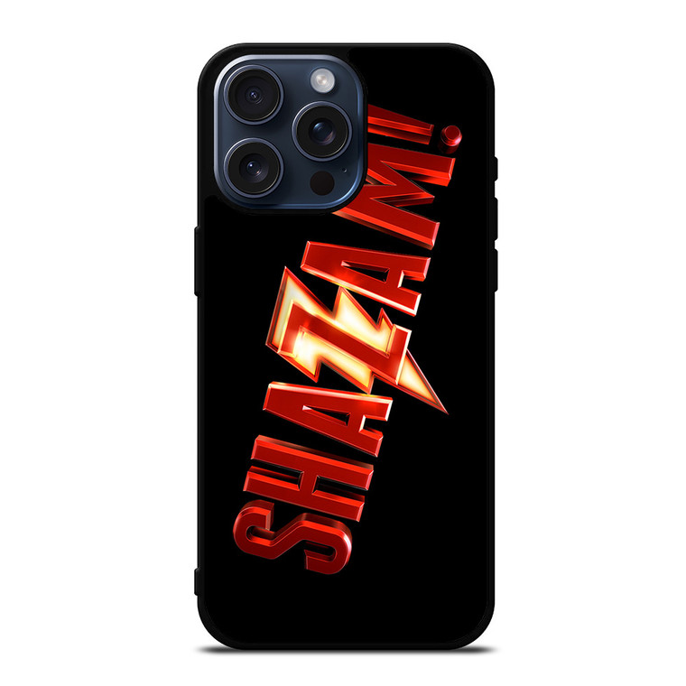 SHAZAM SUPERHERO LOGO iPhone 15 Pro Max Case Cover