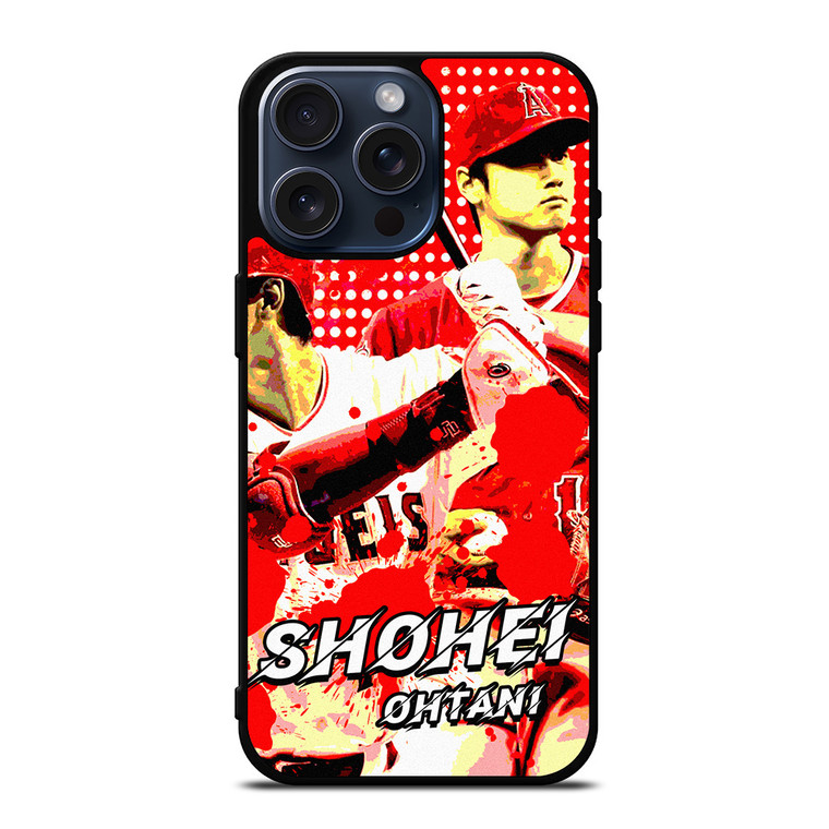 SHOHEI OHTANI LOS ANGELES ANGELS iPhone 15 Pro Max Case Cover