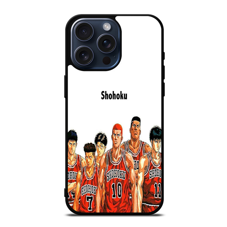 SLAM DUNK SHOHOKU HIGH ANIME iPhone 15 Pro Max Case Cover