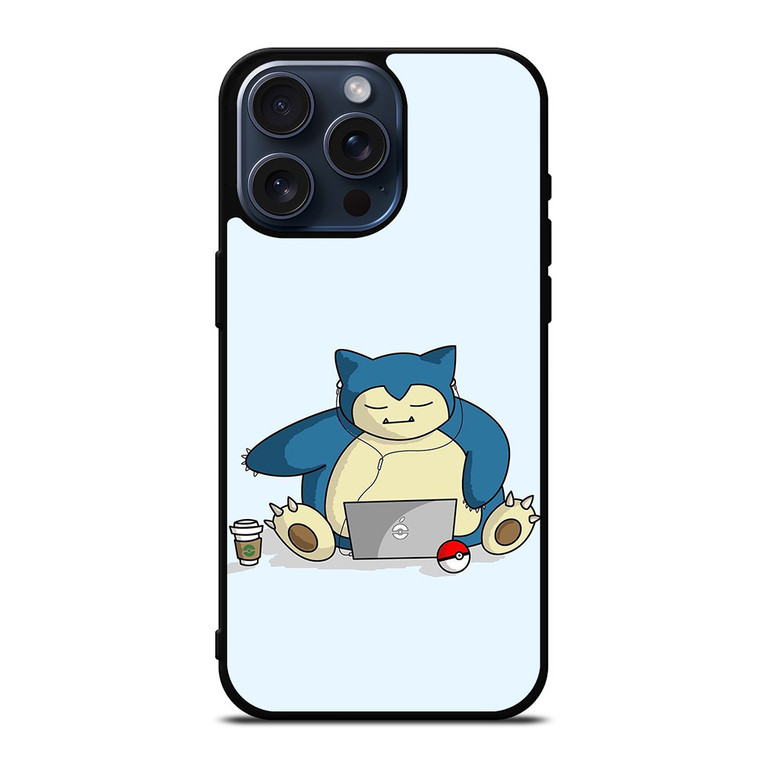 SNORLAX KABIGON POKEMON CUTE iPhone 15 Pro Max Case Cover