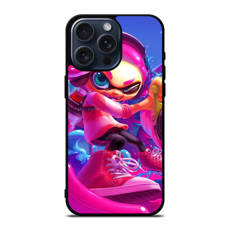 SPLATOON PINK iPhone 15 Pro Max Case Cover