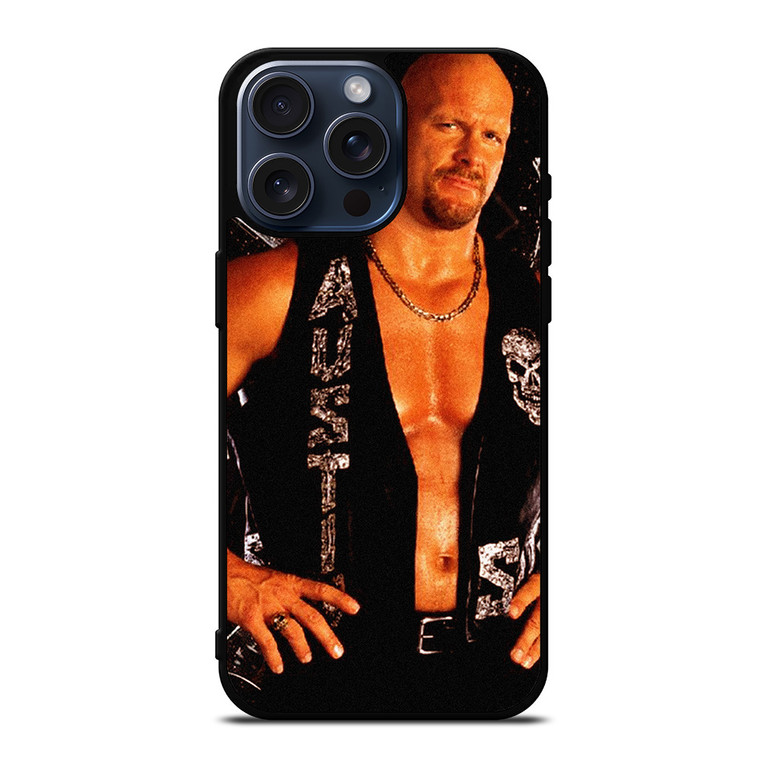STONE COLD STEVE AUSTIN WRESTLING iPhone 15 Pro Max Case Cover