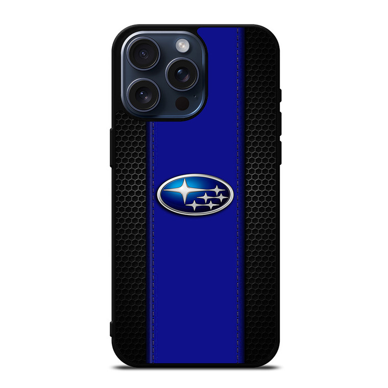 SUBARU CAR METAL CARBON iPhone 15 Pro Max Case Cover