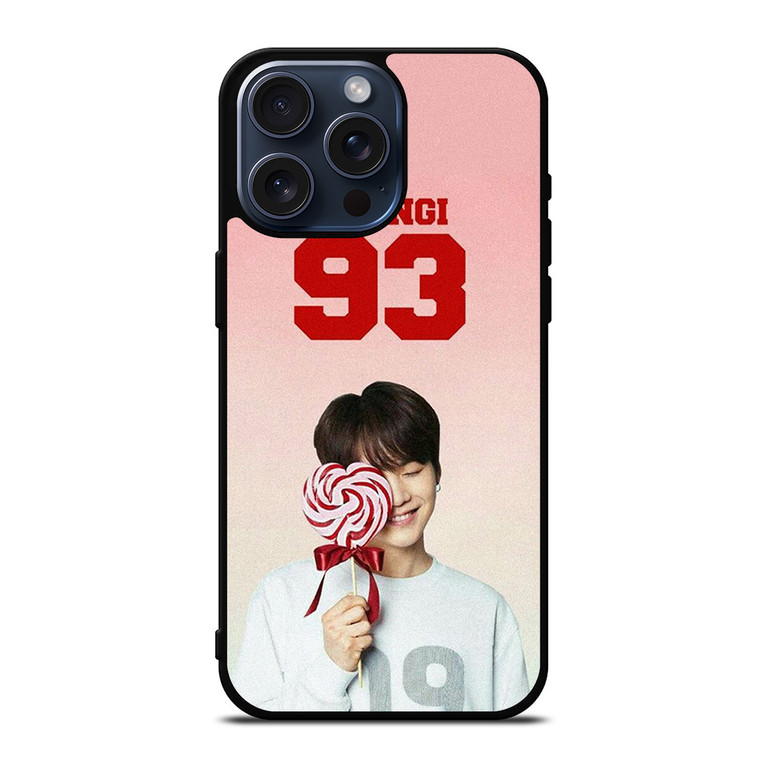 SUGA MIN YOONGIN BTS BANGTAN BOYS iPhone 15 Pro Max Case Cover