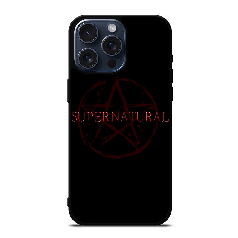 SUPERNATURAL MOVIES LOGO 2 iPhone 15 Pro Max Case Cover