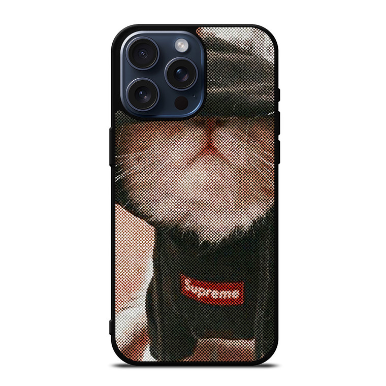 SUPREME CUTE CAT iPhone 15 Pro Max Case Cover