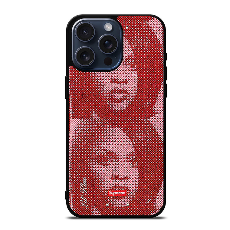 SUPREME LIL KIM RED iPhone 15 Pro Max Case Cover