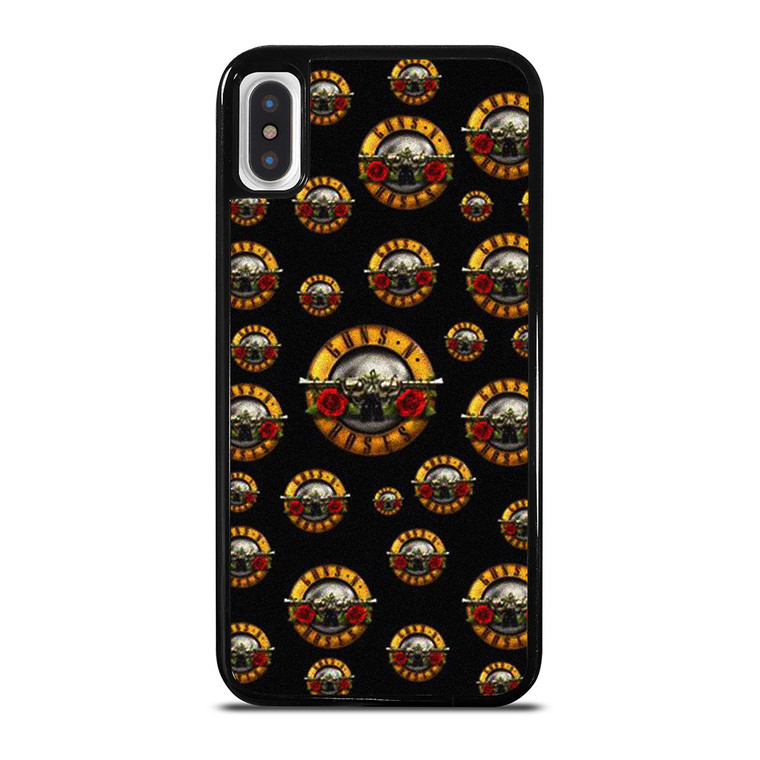 GUNS N ROSES ROCK BAND PATTERN iPhone X / XS Case Cover