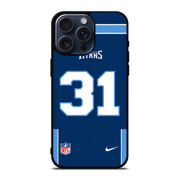 TENNESSEE TITANS KEVIN BYARD 31 NFL NIKE iPhone 15 Pro Max Case Cover