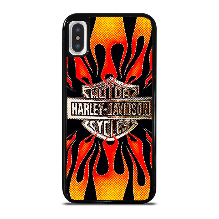 HARLAY DAVIDSON MOTOR FIRE LOGO iPhone X / XS Case Cover