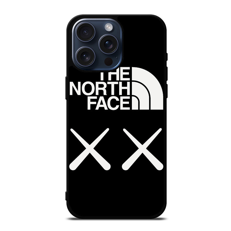 THE NORTH FACE X KAWS LOGO iPhone 15 Pro Max Case Cover