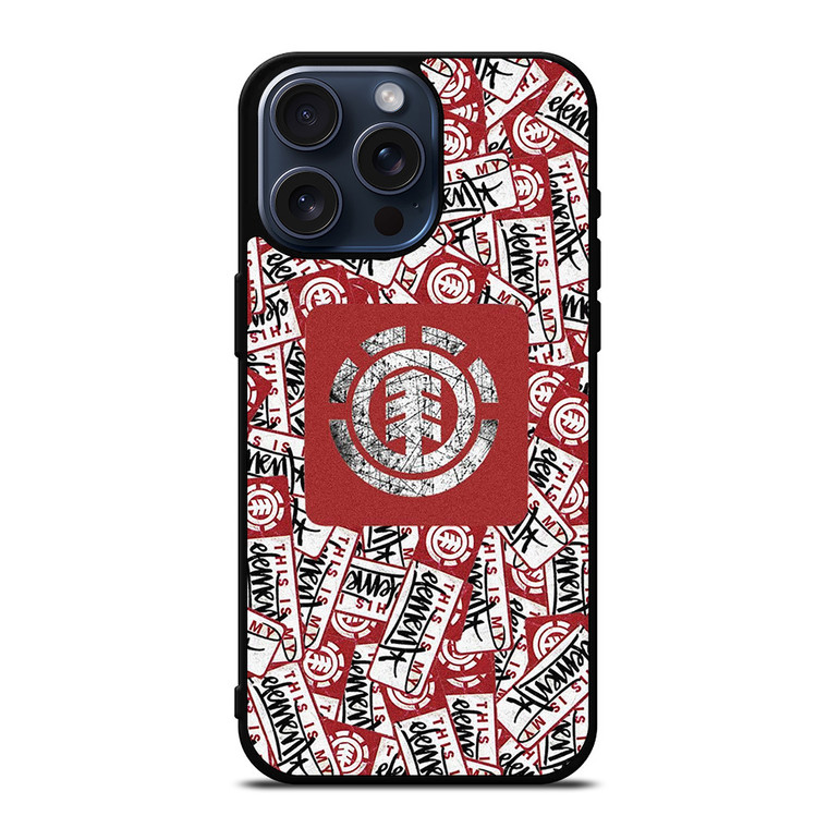 THIS IS MY ELEMENT SKATEBOARD iPhone 15 Pro Max Case Cover