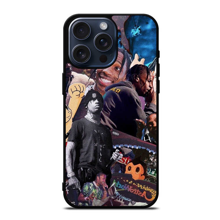 TRAVIS SCOTT ASTROWORLD COLLAGE iPhone 15 Pro Max Case Cover