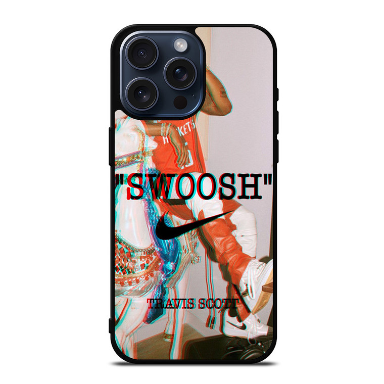 TRAVIS SCOTT NIKE SWOOSH iPhone 15 Pro Max Case Cover
