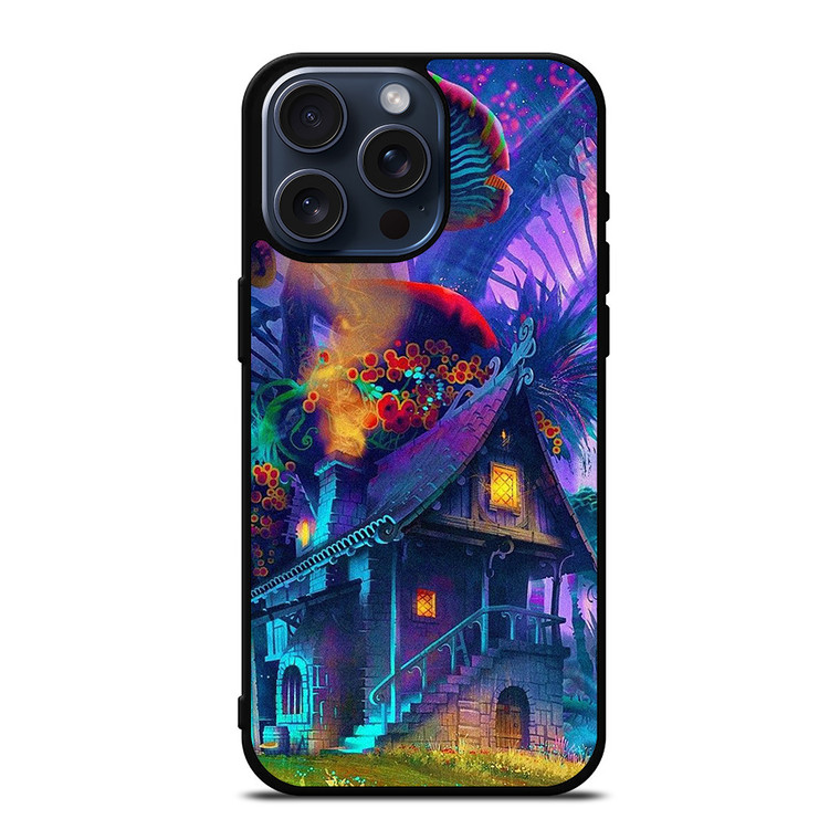 TRIPPY MUSHROOM PSYCHEDELIC iPhone 15 Pro Max Case Cover