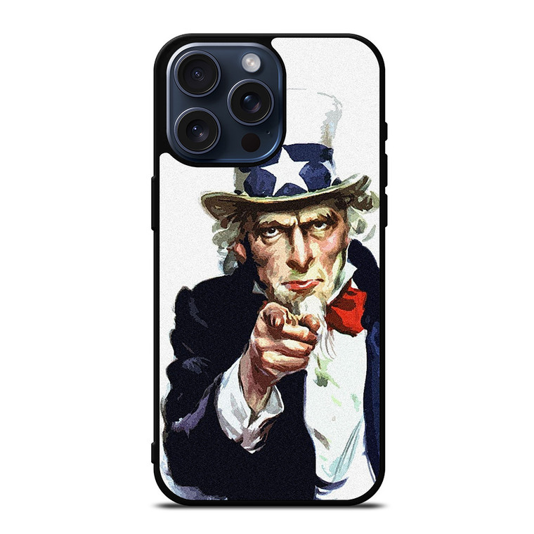 UNCLE SAM UNITED STATES iPhone 15 Pro Max Case Cover
