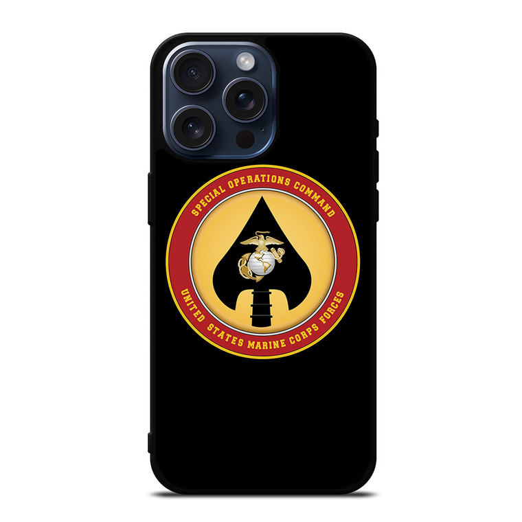 US MARINES CORSP LOGO iPhone 15 Pro Max Case Cover