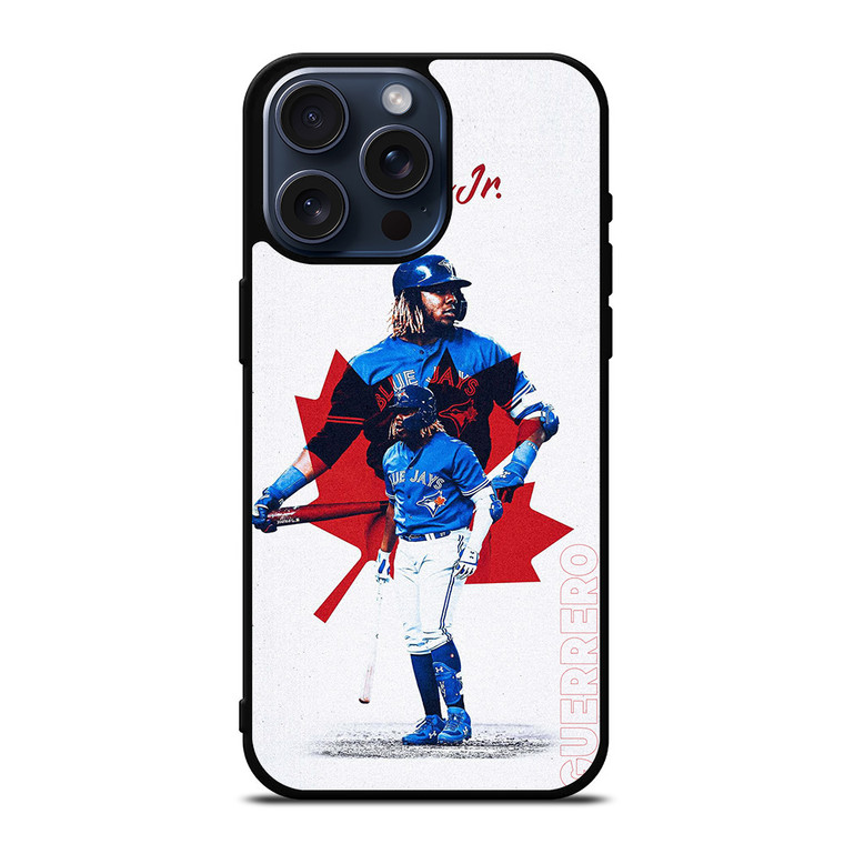 VLADIMIR GUERRERO TORONTO BLUE JAYS MLB iPhone 15 Pro Max Case Cover