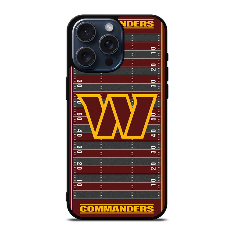 WASHINGTON COMMANDERS FOOTBALL FIELD iPhone 15 Pro Max Case Cover