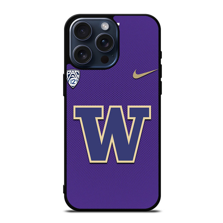 WASHINGTON HUSKIES FOOTBALL NCAA iPhone 15 Pro Max Case Cover