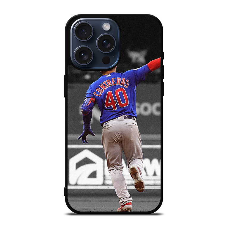 WILLSON CONTRERAS CHICAGO CUBS MLB iPhone 15 Pro Max Case Cover