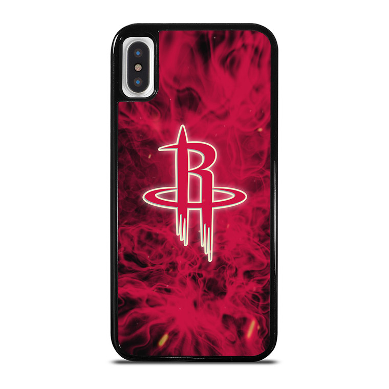 HOUSTON ROCKET BASKETBALL NBA FIRE iPhone X / XS Case Cover