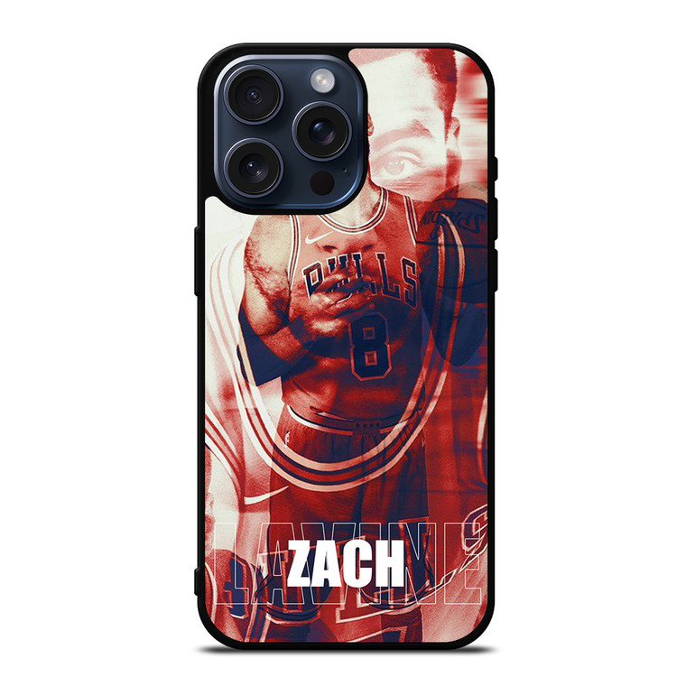 ZACH LAVINE CHICAGO BULLS 2 iPhone 15 Pro Max Case Cover