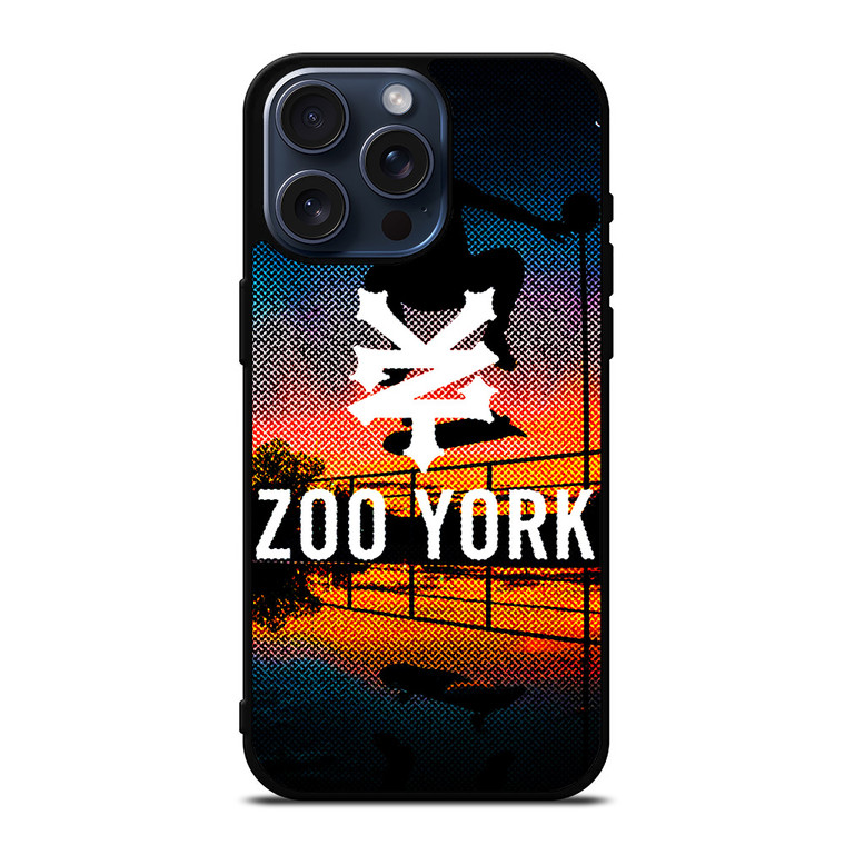 ZOO YORK SKATEBOARD SUNSET SKY iPhone 15 Pro Max Case Cover