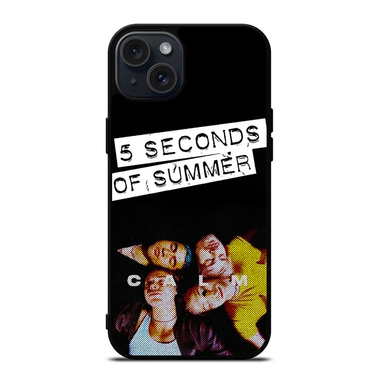 5 SECONDS OF SUMMER CALM 2 iPhone 15 Plus Case Cover