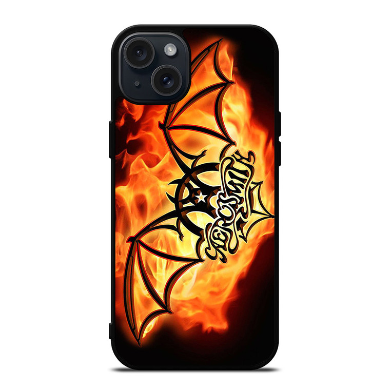 AEROSMITH ROCK BAND FIRE iPhone 15 Plus Case Cover