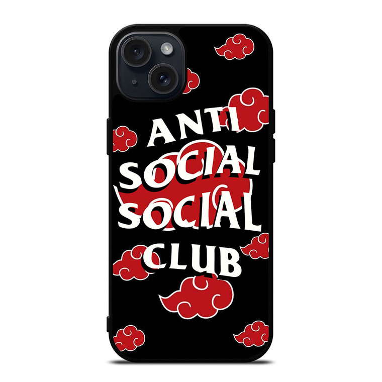 AKATSUKI ANTI SOCIAL SOCIAL CLUB iPhone 15 Plus Case Cover