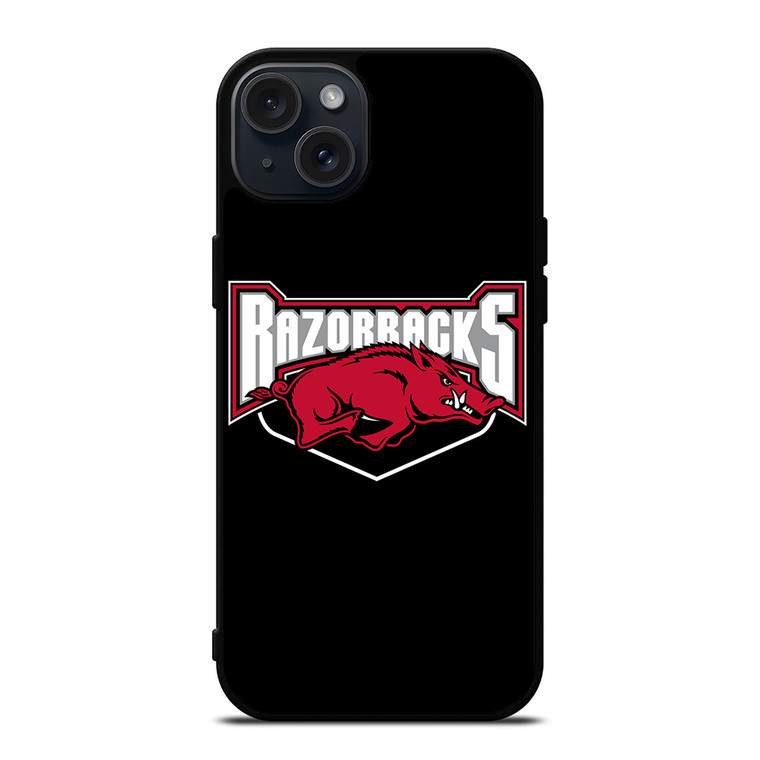 ARKANSAS RAZORBACKS FOOTBALL LOGO 2 iPhone 15 Plus Case Cover