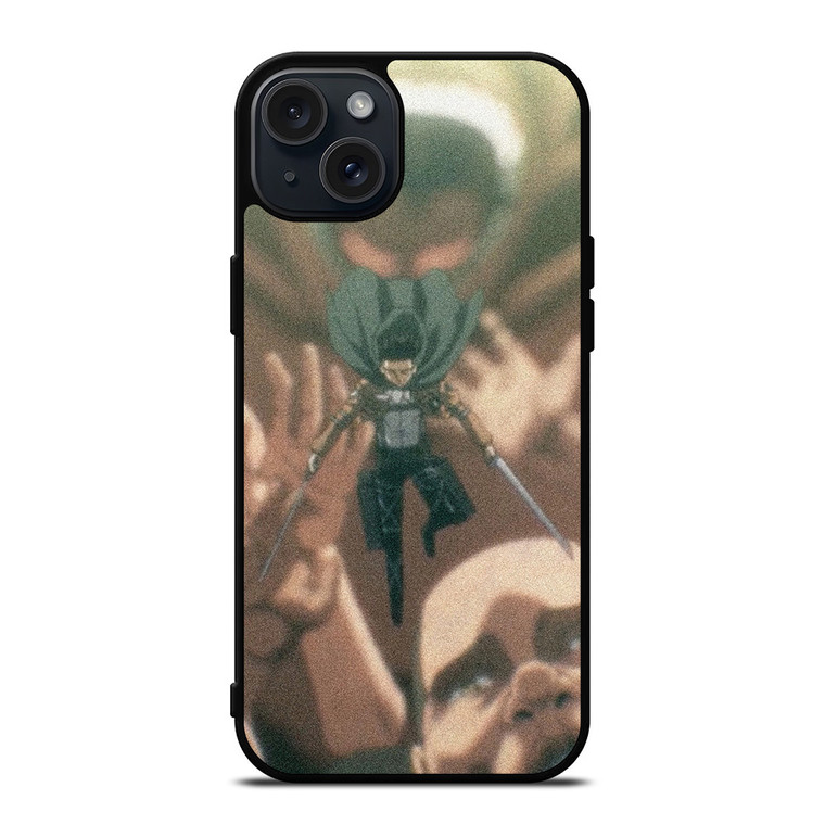ATTACK ON TITAN LEVI ACKERMAN iPhone 15 Plus Case Cover