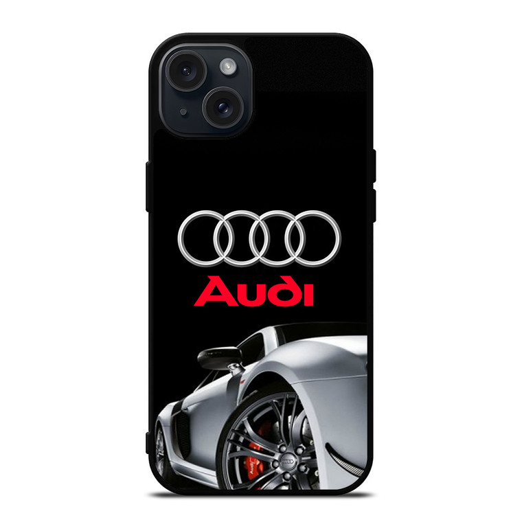 AUDI CAR LOGO 2 iPhone 15 Plus Case Cover