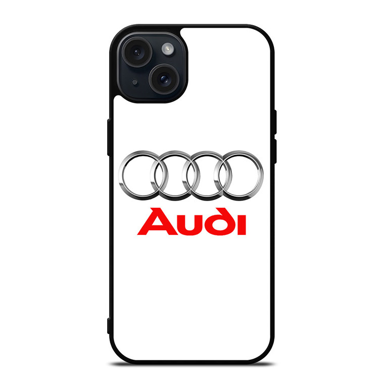 AUDI CAR LOGO iPhone 15 Plus Case Cover