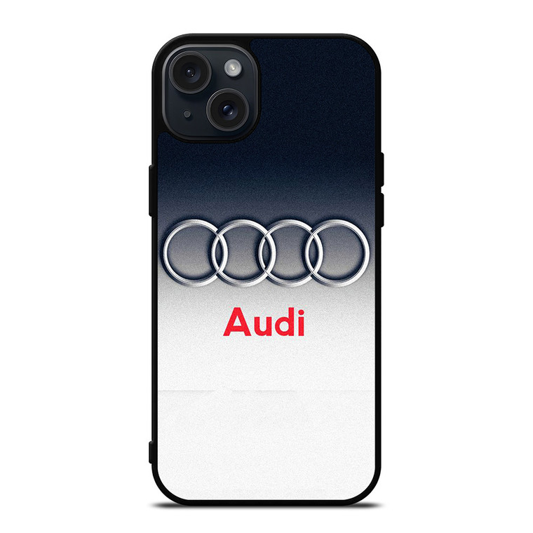 AUDI GRADIENT LOGO iPhone 15 Plus Case Cover