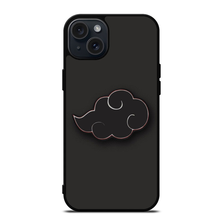BLACK AKATSUKI iPhone 15 Plus Case Cover