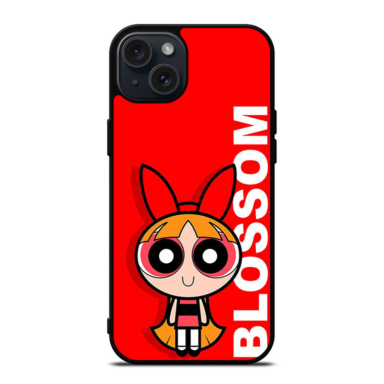 BLOSSOM THE POWERPUFF GIRLS CARTOON iPhone 15 Plus Case Cover