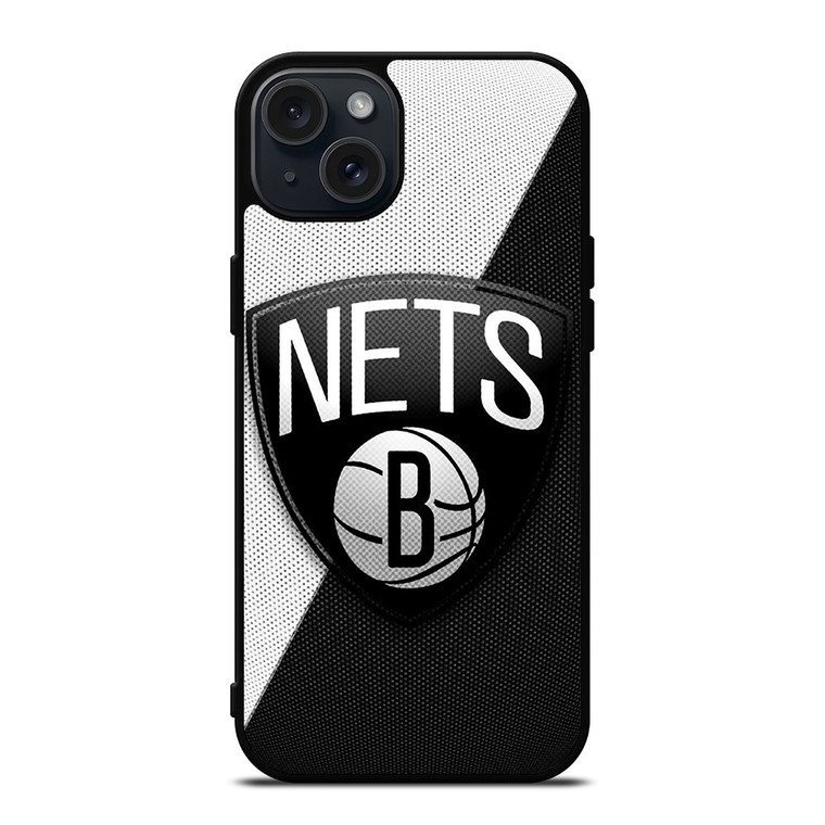 BROOKLYN NETS NBA BASKETBALL ICON iPhone 15 Plus Case Cover