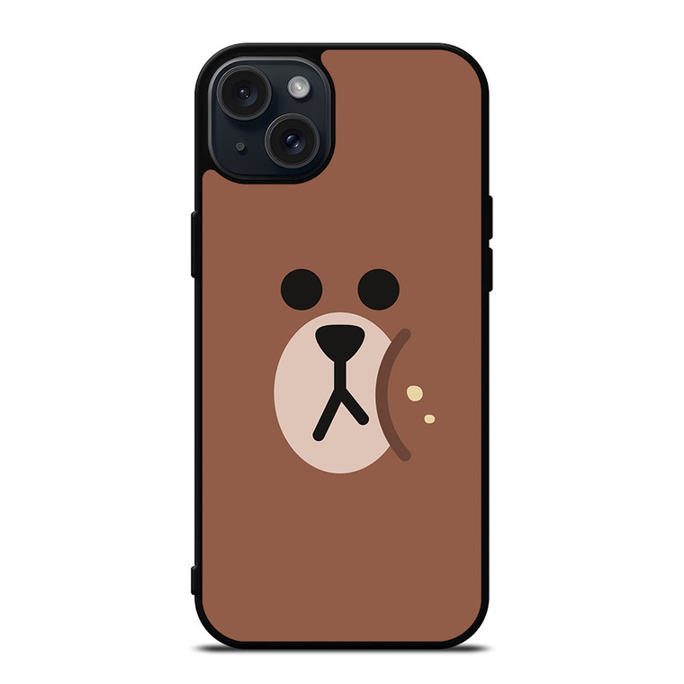 BROWN LINE FRIENDS iPhone 15 Plus Case Cover
