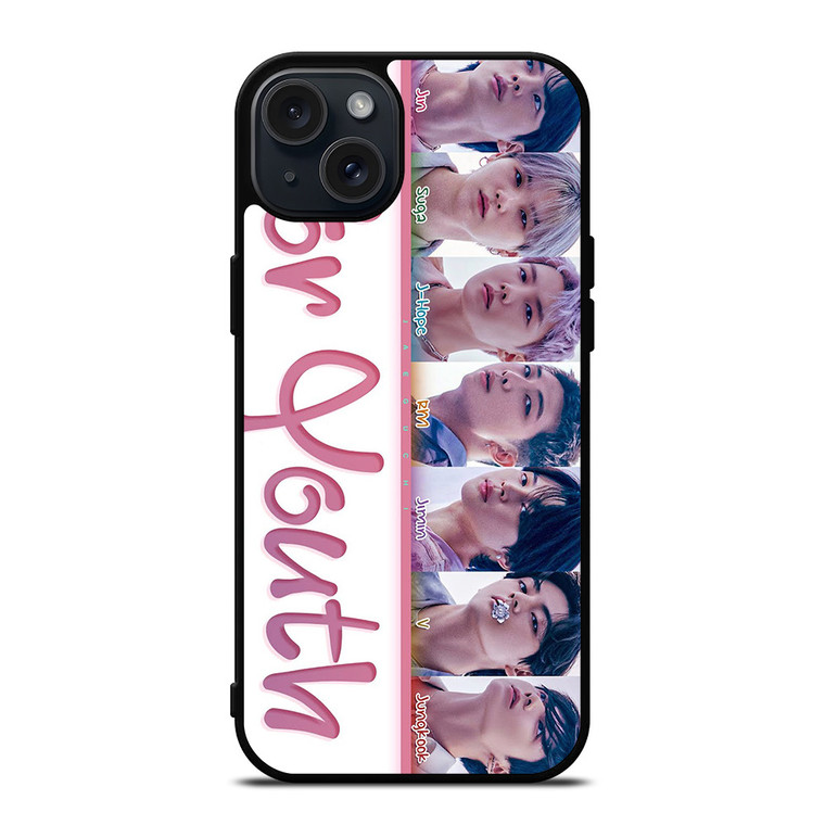 BTS BANGTAN BOYS FOR YOUTH iPhone 15 Plus Case Cover