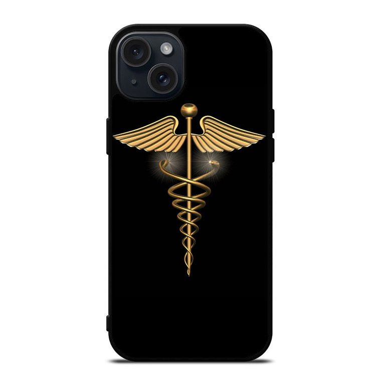 CADUCEUS MEDICAL SYMBOL iPhone 15 Plus Case Cover
