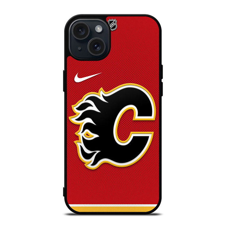 CALGARY FLAMES NHL HOCKEY 3 iPhone 15 Plus Case Cover