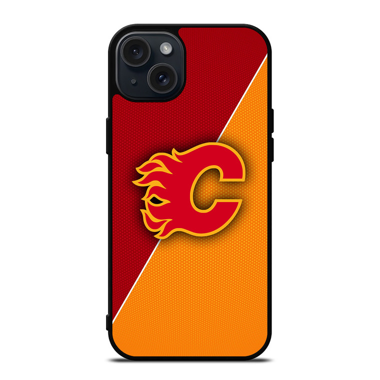CALGARY FLAMES NHL HOCKEY LOGO iPhone 15 Plus Case Cover