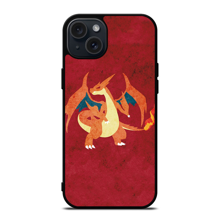 CHARIZARD LIZARDON POKEMON ICON iPhone 15 Plus Case Cover
