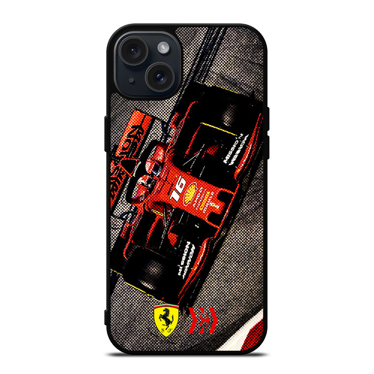 CHARLES LECLERC FERRARI FORMULA ONE F1 RACING 3 iPhone 15 Plus Case Cover