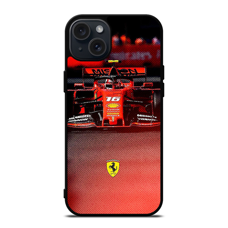 CHARLES LECLERC FERRARI FORMULA ONE F1 iPhone 15 Plus Case Cover