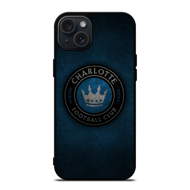 CHARLOTTE FC SOCCER MLS iPhone 15 Plus Case Cover