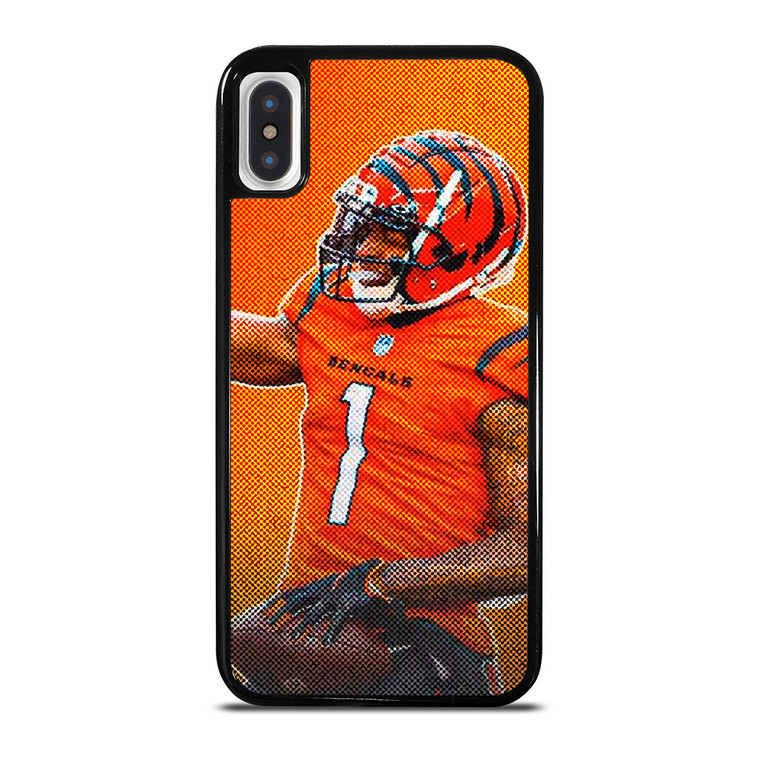 JAMARR CHASE CINCINNATI BENGALS NFL FOOTBALL 2 iPhone X / XS Case Cover