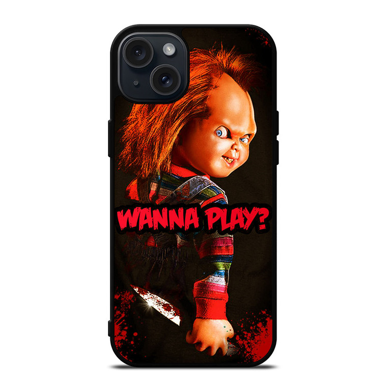 CHUCKY CHILD'S PLAY GAMES HORROR iPhone 15 Plus Case Cover